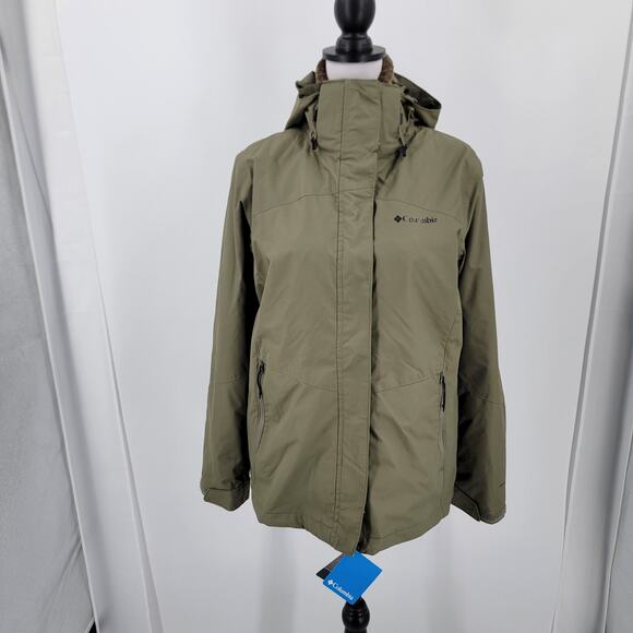 Columbia Jacket Womens Medium Stone Green Bugaboo II Fleece Interchange Jacket - Picture 7 of 16